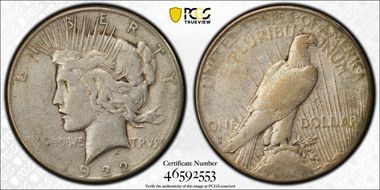1922-S $1 VG10