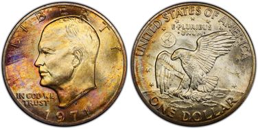 1971-S $1 Silver MS66