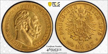 1875-B 20 Mk J-246 AU53