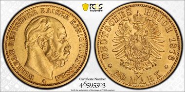 1876-A 20 Mk J-246 AU55