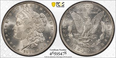 1878 7/8TF $1 Weak MS64
