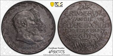 1918 Medal Gebhart-427 Fe N1