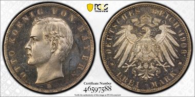 1909-D 3 Mk J-47 PR63CAM