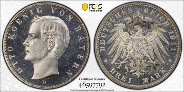 1911-D 3 Mk J-47 PR63CAM