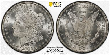 1882-CC $1 MS63