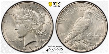 1934 $1 AU55