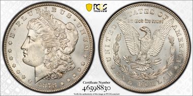 1878-S $1 MS63