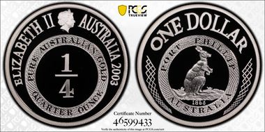 2003 $1 Port Phillip Pattern PR70DCAM
