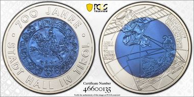 2003 € 25 Tirol City Hall MS70