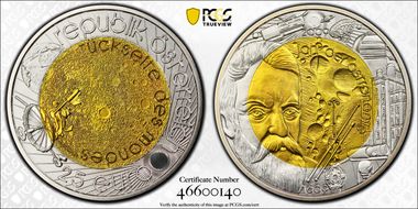 2009 € 25 Astronomy MS70