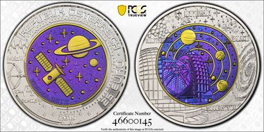 2015 € 25 Cosmology MS70