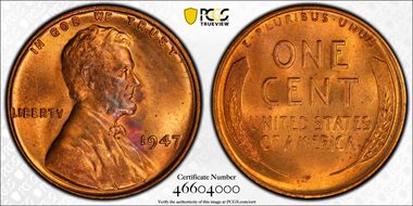 1947 1C DDO, FS-101 MS65RB