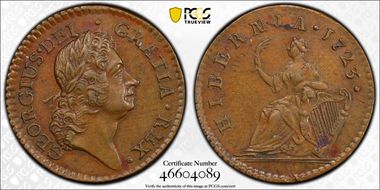 1723 Farth Hibernia, Martin 2.1-Bc.4 MS61BN