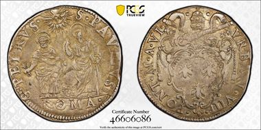 (1628) Teston Berman-1724 Anno VI AU53