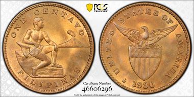 1930-M/M 1C Allen-2.27a RPM & RPD MS64RB