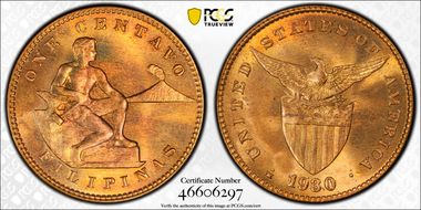 1930-M/M 1C Allen-2.27a RPM & RPD MS65RD