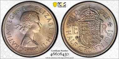 1961 1/2 Cr S-4145 MS64