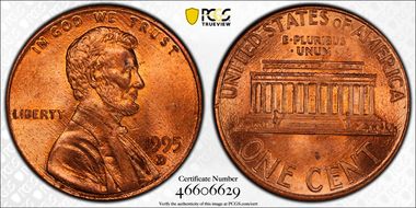 1995-D 1C MS62RD