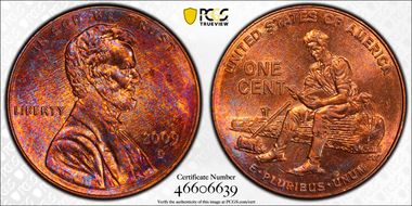 2009-D 1C Lincoln-Formative Years AU58BN