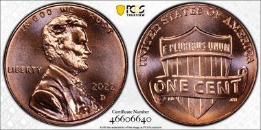 2022-D 1C Shield MS66RD