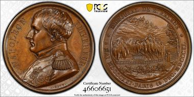 1840 Medal Bramsen-1990 Bronzed AE SP63