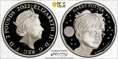 2022 £2 25th Ann. Harry Potter PR70DCAM