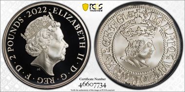 2022 £2 King Henry VII British Monarchs PR70DCAM
