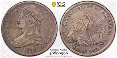 1839 50C GR-7 VF25