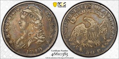 1819 50C Overton 110 VF30