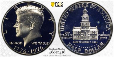 1976-S 50C Silver PR68DCAM