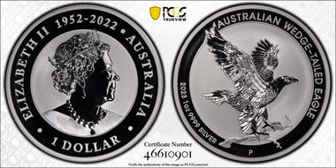 2023-P $1 Wedge-Tailed Eagle MS70