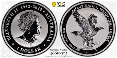 2023-P $1 Wedge-Tailed Eagle MS70