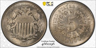 1867 Rays 5C RPD FS-303 MS64