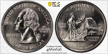 2005-P 25C California MS67