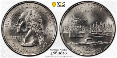 2005-P 25C Minnesota MS66