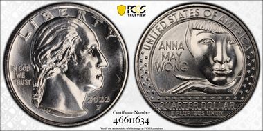 2022-P 25C Anna May Wong MS65