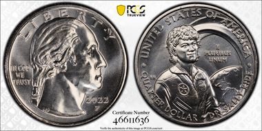 2022-P 25C Dr. Sally Ride MS66