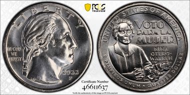 2022-P 25C Nina Otero-Warren MS66