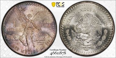 1982-Mo Onza Libertad Ag - DDO MS67