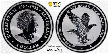 2023-P $1 Wedge-Tailed Eagle MS70