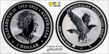 2023-P $1 Wedge-Tailed Eagle MS70