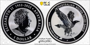2023-P $1 Wedge-Tailed Eagle MS70