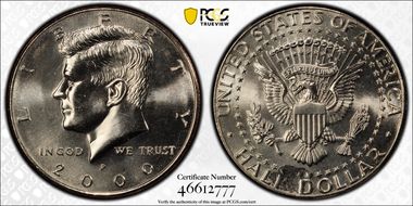 2000-P 50C MS66