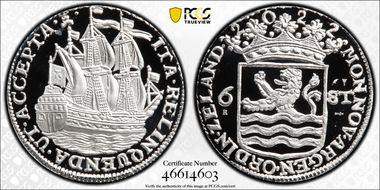 2022 1oz Ship Shilling Restrike Ag PR69DCAM