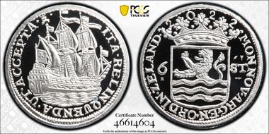 2022 2oz Ship Shilling Restrike Ag PR70DCAM