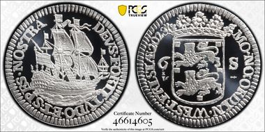 2023 1oz Ship Shilling Restrike Ag PR70DCAM