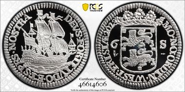 2023 1oz Ship Shilling Restrike Ag PR70DCAM