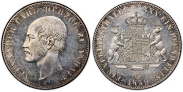 1859-A Thaler KM-86 MS63