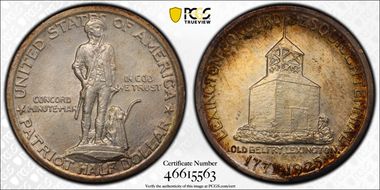 1925 50C Lexington MS65