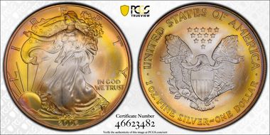2006 $1 Silver Eagle MS69